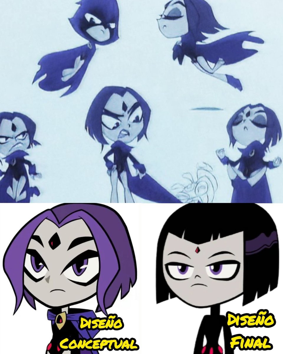 ShamashYT's tweet photo. Es increíble lo que le hicieron al diseño conceptual de Raven en los Jovenes Titanes en accion.

Le quitaron la mística. https://t.co/Bf228BwD4d