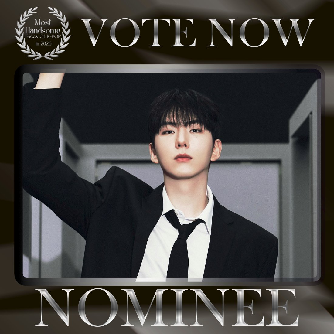 TOP100KPOP's tweet photo. KIHYUN (MONSTA X) is nominated for Most Handsome Faces of K-POP in 2026.

👉 VOTE: https://t.co/Si3coBolbM https://t.co/IzU9hkliT3