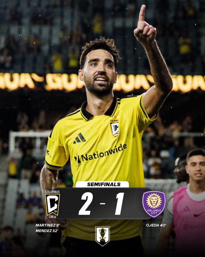 ZoneMLS_FR's tweet photo. ⏱️C’EST TERMINÉ ! COLUMBUS CREW GAGNE FACE À ORLANDO CITY ET FILE EN FINALE DE L’US OPEN CUP !✅💛🖤

Sa fait la 4ème fois de leur histoire que Columbus Crew accède à la finale de l’US Open Cup.

📸@MLS

#USOC2026 | #CLBvORL https://t.co/a9YctdkB8F