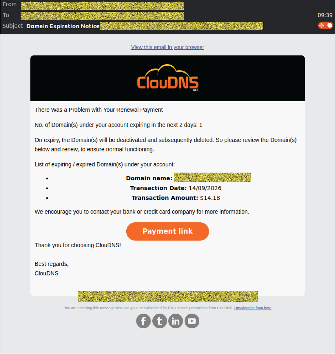 MailGuard tweet picture