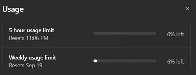 kimwmac's tweet photo. well well well…

right when I thought I wasn’t gonna hit my limits 💀

the real bottleneck is my subscription. https://t.co/IIxNAeI3NE
