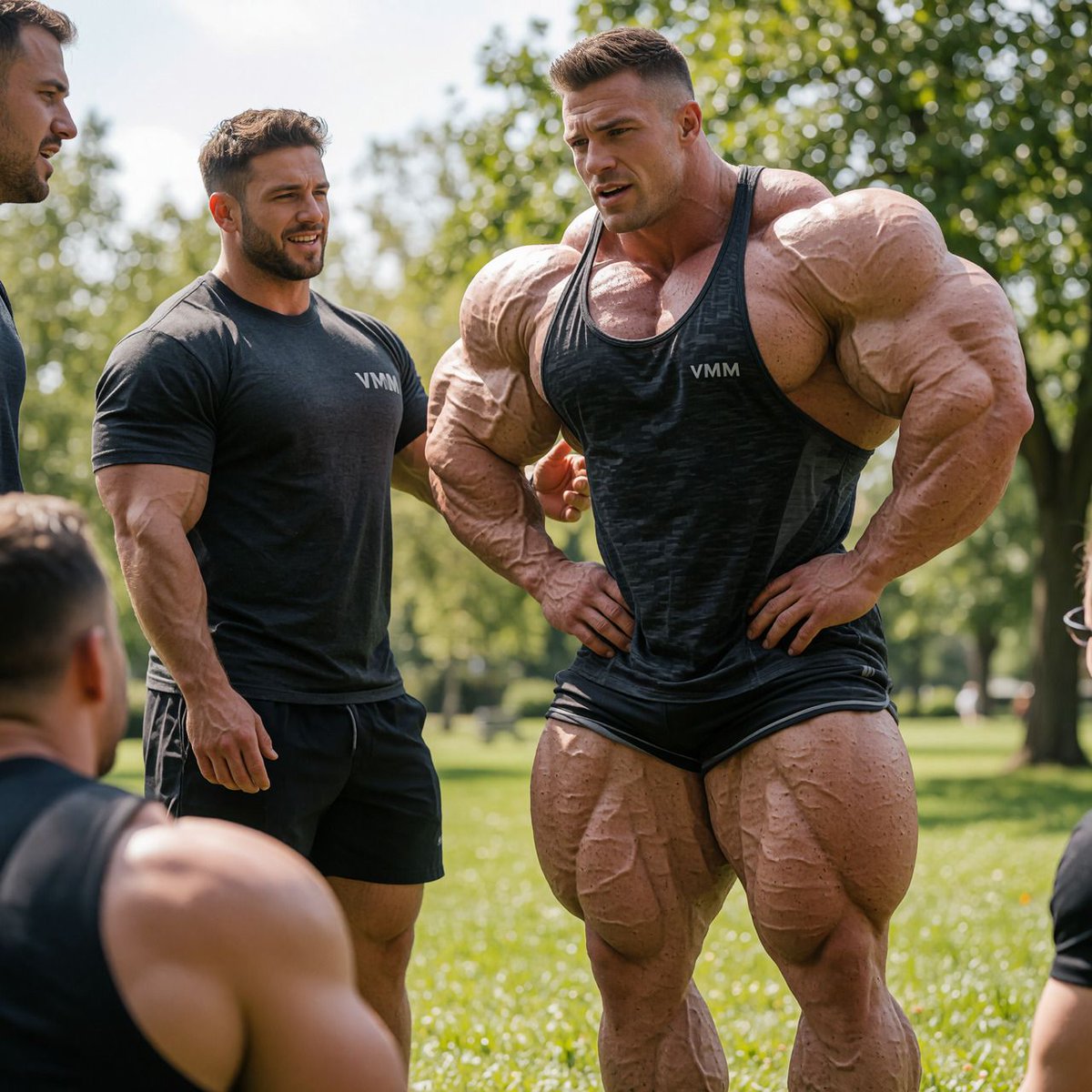 VirtualMuscles's tweet photo. Coach 💪

#aiart #bodybuilding #aimuscle #handsome #male #muscular #muscle #bodybuilder #bodybuildingart #virtualmuscles #gayart https://t.co/NnvxgpNePf