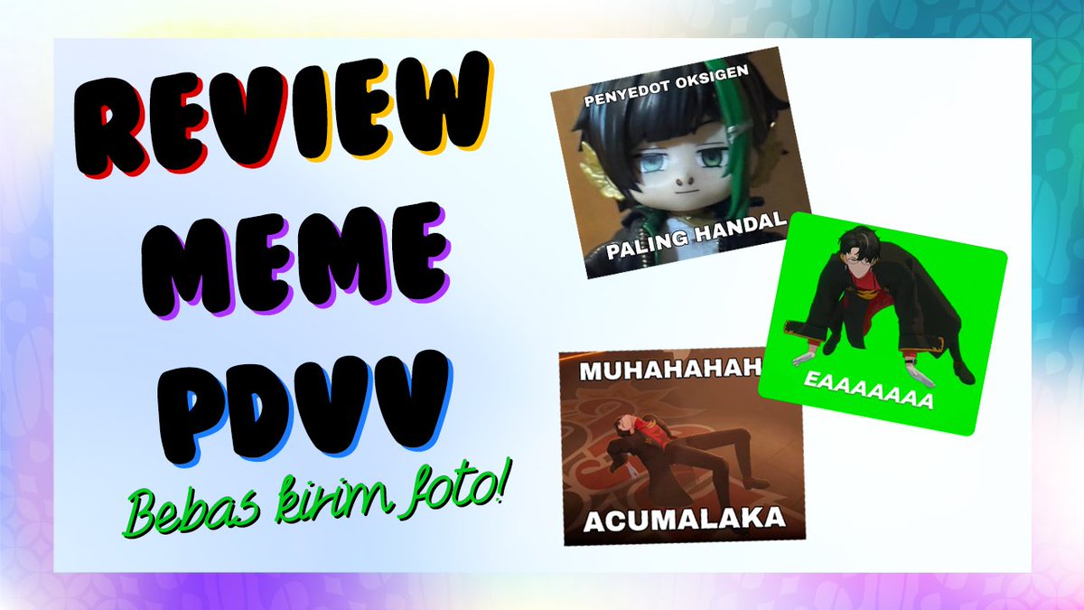PANDAVVA_ID's tweet photo. Saat yang dinanti telah datang, JUMAVVA Review kembali dibuka!!    

Kirimkan kreasi meme paling cetar yang kamu buat dengan reply ke post ini beserta hashtag #JUMAVVA!    

Meme terpilih akan direview di JUMAVVA Review besok! Ditunggu meme yang dijanjikan itu! 😜✨ https://t.co/O3PRDI32Rh