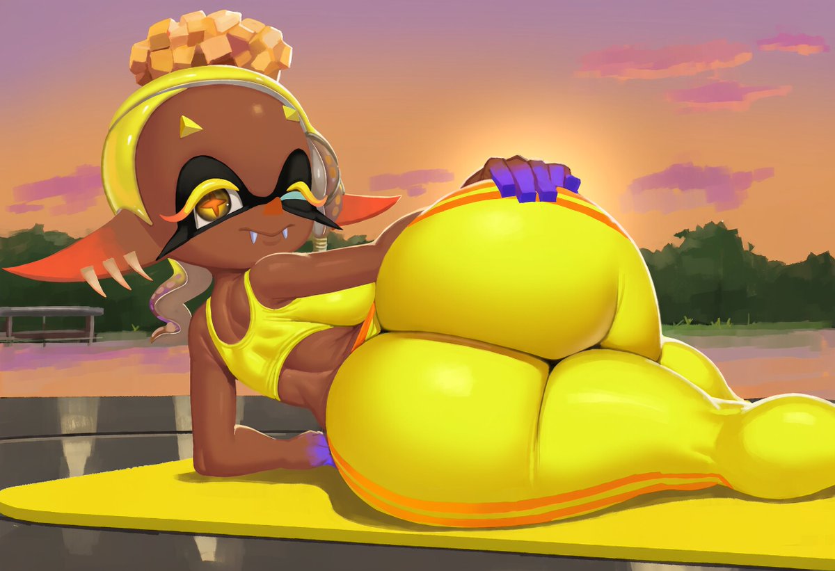 lubbasdump's tweet photo. Frye's Yoga Sesh (Splatoon) https://t.co/SHCtbi0zs3