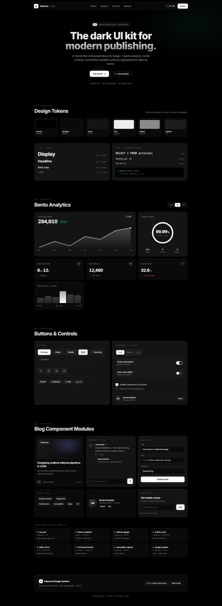 ariferol01's tweet photo. CodeDL
Yeni nesil AI Code Agent.
UI Design System ile modern tasarımlar çıkartın ve projenin tasarımsal bütünlüğünü koruyun.
Test kredisi için DM
https://t.co/rf1nUocbdu
#AI #VibeCoding https://t.co/yz58kpMU2m