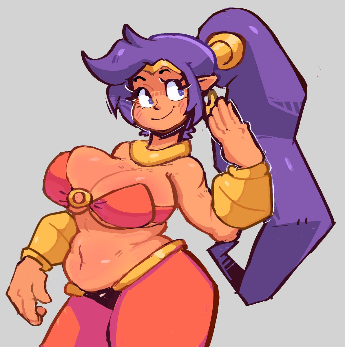 Viennais8's tweet photo. Shantae  sketchhh (repost) https://t.co/D7lYZyZfem