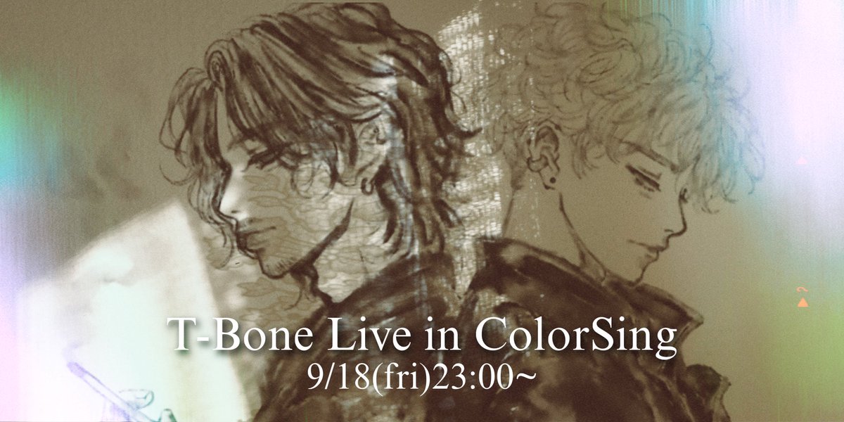 avonouta's tweet photo. 【告知】
明日9/18㈮23:00~
T-BoneのTAKIと二人で配信します𓃒
お酒飲みながら歌ったり雑談したりのんびり配信してるのでお時間かなう方是非お運びを𓄀𓃾 https://t.co/eMTe1842wq