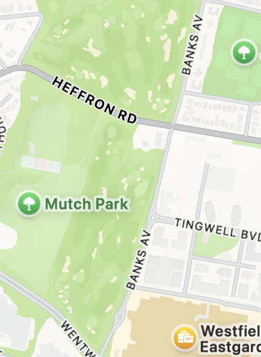 fsdteddy's tweet photo. @4TESLANZ My mistake - it is where I turn left off Heffron Rd to go up Banks Ave to Bonnie Doon golf Club - it is a block further north from Eastgardens. https://t.co/lNJ55OgtlN