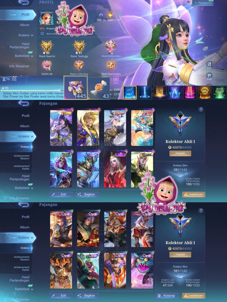 mapleeeoo's tweet photo. - ALLKOS TAKE SGMAIL FRESHKU
- ⁠GA KGM, safe diseller sebelumny dari agustus (berbukti)
- ⁠bekas stokny vey, server luar yak ini 
- ⁠hero ada 95, cocok buat belajar hero 
💸 110K+/PAS
082139675114/@enayayy ditele

t. wts akun ml kagura vale annual magesupp under 200 https://t.co/xgnOpXWi8e