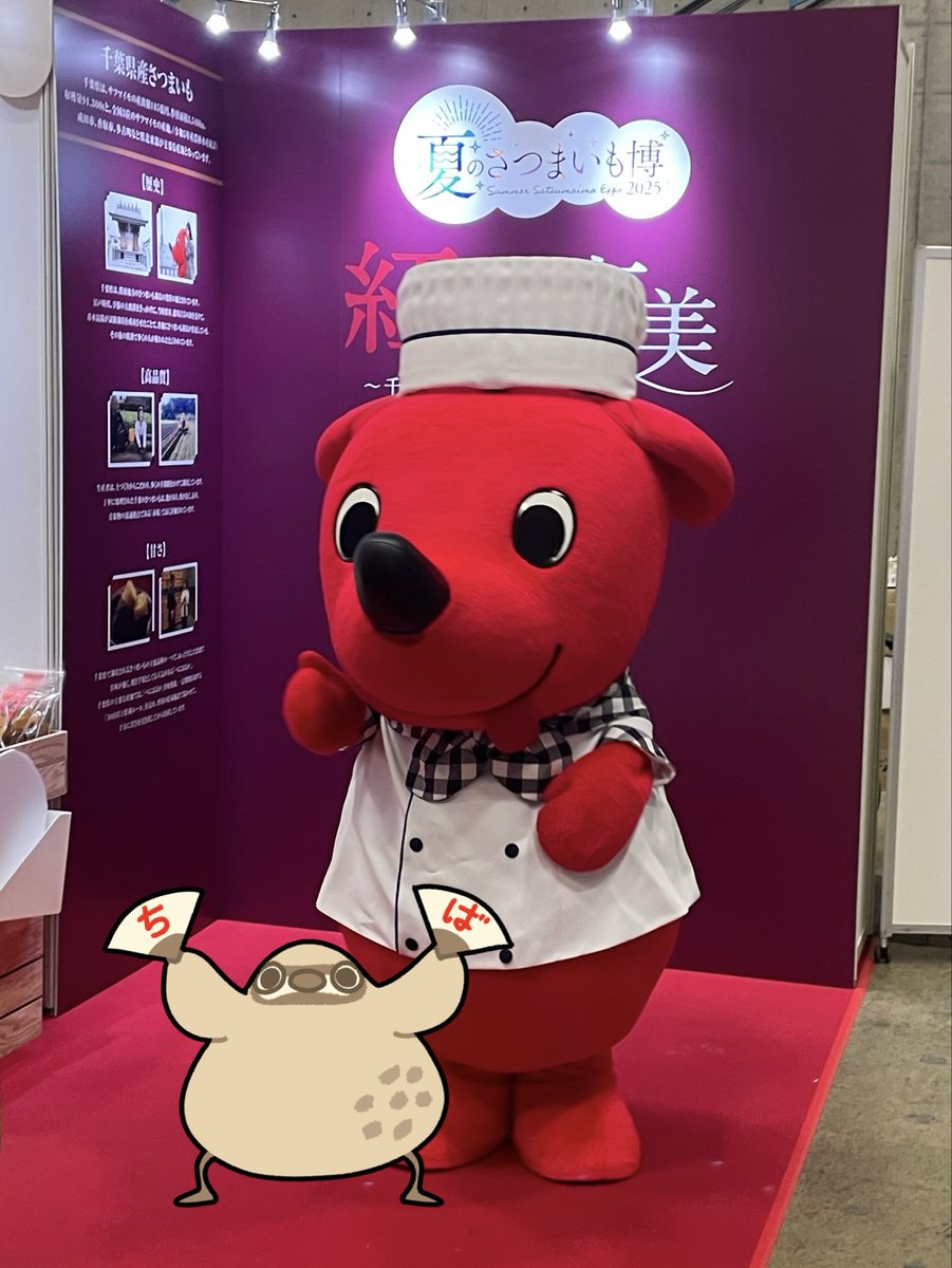chibajiro_chiba's tweet photo. 昨日投稿した #チーバくん さんの落花生コスが大人気ですジロ〜\(^ >^)/
すごく似合っていてカワイイですジロよね!!
チーバくんさんは衣装をたくさん持っていますジロよ

弱小キャラのおいらとしては過去一バズらせてもらっていますジロw
#ゆるキャラ #ご当地キャラ https://t.co/UFeQZDnjI7