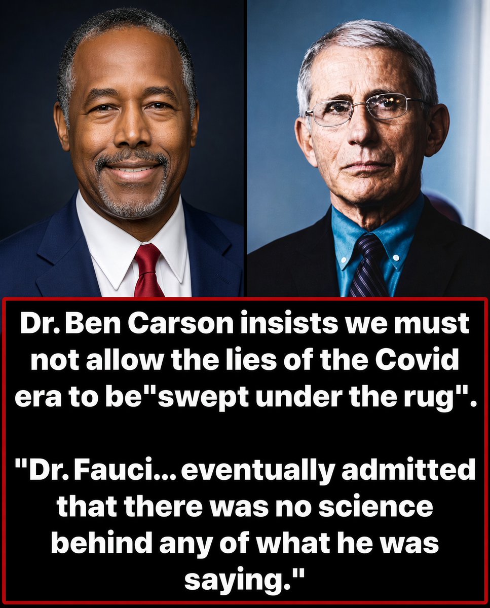 TrumpGirlLove's tweet photo. 🚨Fauci spent years talking like he was the science. Then, under oath, the 6-foot rule “sort of just appeared.” 

No trial. No comparison. Just a number that shut schools, businesses, and people’s lives. Carson’s right: don’t let them bury it and move on. https://t.co/Oo3TvcYTwl
