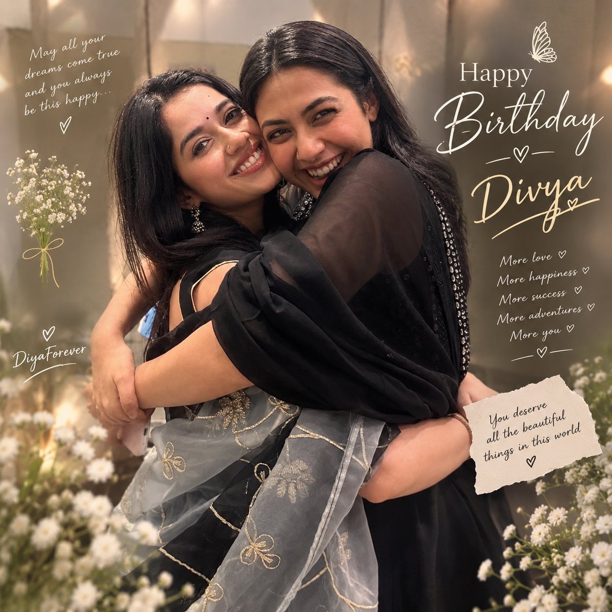 mohsinbabie's tweet photo. Happy Birthday Divya!💜
May radhaKrishna always bless you with endless happiness love peace and success keep smiling and shining always my loving one!!!!💌🌸- [ @diviieditzz ]
ILYSMMM forever! 🫶🏻💗 https://t.co/zDzKAvfhh8