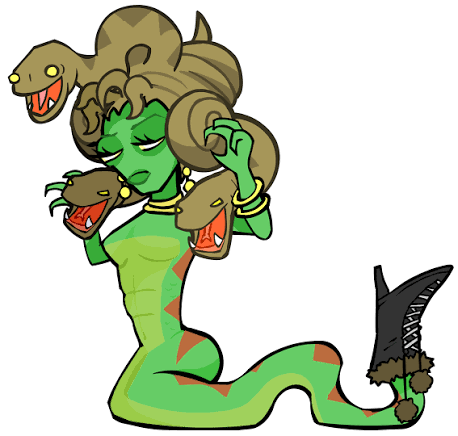 MyWifeRapesMe's tweet photo. @fattyisfearful Draw the medusa from castle crashers i noticed she wasn't on your page yet :D https://t.co/gzjoOdWpAE