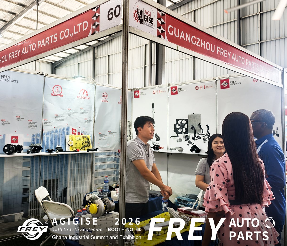 Frey_Parts's tweet photo. 𝐋𝐈𝐕𝐄 𝐅𝐑𝐎𝐌 𝐆𝐇𝐀𝐍𝐀 – 𝐅𝐑𝐄𝐘 𝐚𝐭 𝐆𝐈𝐒𝐄 𝟐𝟎𝟐𝟔!
📍 Under-Bridge Annex Exhibition Centre, Accra
📅 Sept 15-17
🎯 Booth 60
✅ Busy booth
✅ Product showcase
✅ Great conversations
Come visit us at Booth 60! https://t.co/huExsalGYK
