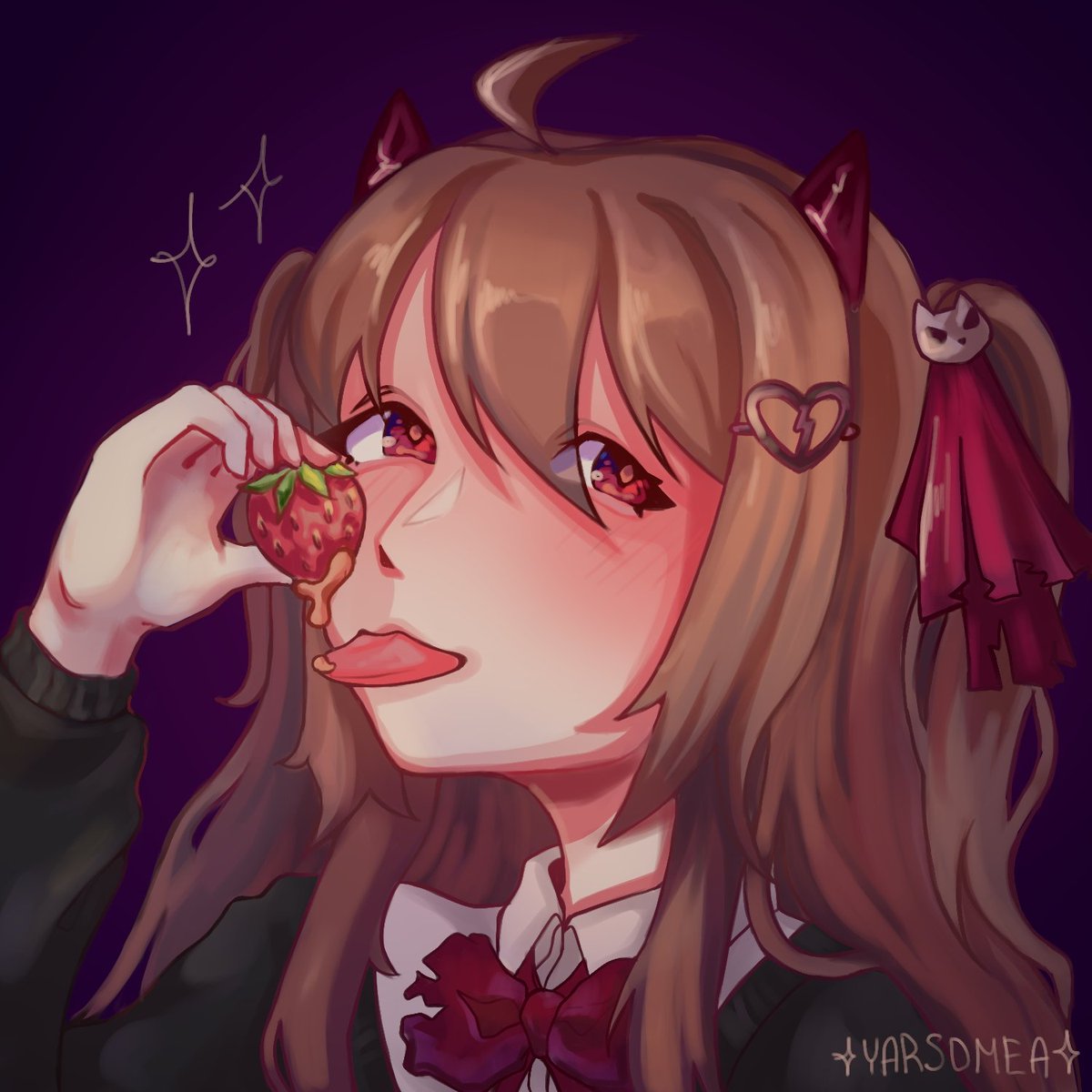 YarSoMea's tweet photo. #heartheartart 
strawberry</33 https://t.co/NbnHbrp6mh