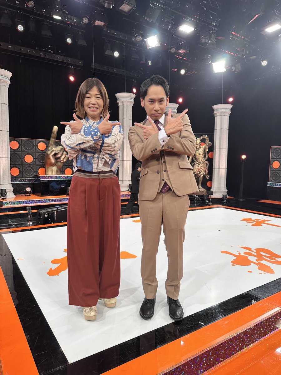 jinrikisha_PR's tweet photo. 💫🫯本日9/17(木) リニア酒井🫯💫

24:25〜24:55
フジテレビ「何かオモシロいコトないの？」

第４回
👆️天地水平 あっち向いてホイGP👇️

事務所の先輩大久保姐さんと一緒に🤩

#何かオモシロいコトないの？
#大久保佳代子　#リニア酒井 https://t.co/VPAv1ulXtU