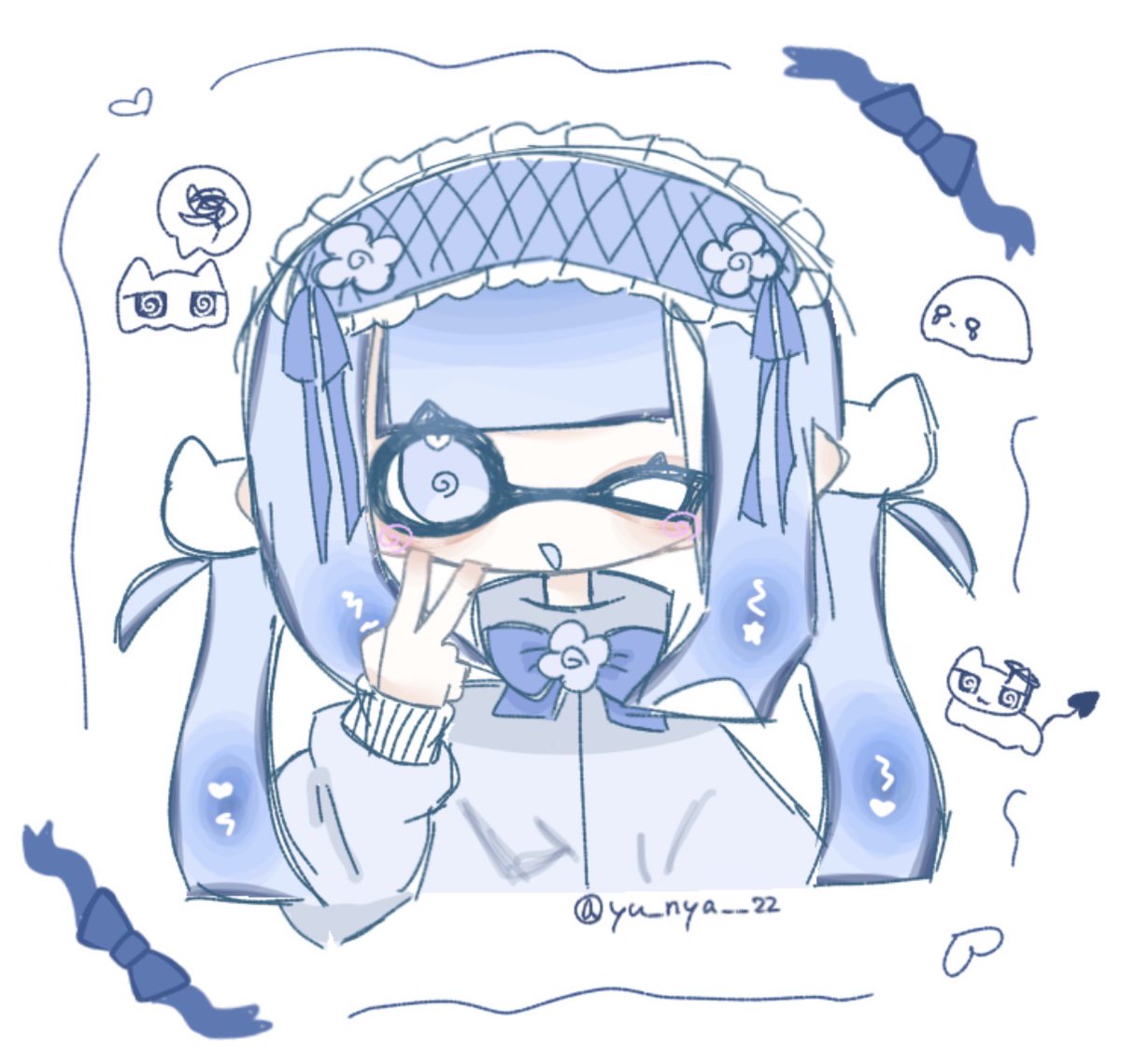 yu_nya__22's tweet photo. #スプラトゥーン絵描きさんと繋がりたい 
全反応巡回、無言フォローでお迎えします💗🫶🏻
片思い2日💭 https://t.co/iDIWIhQmts