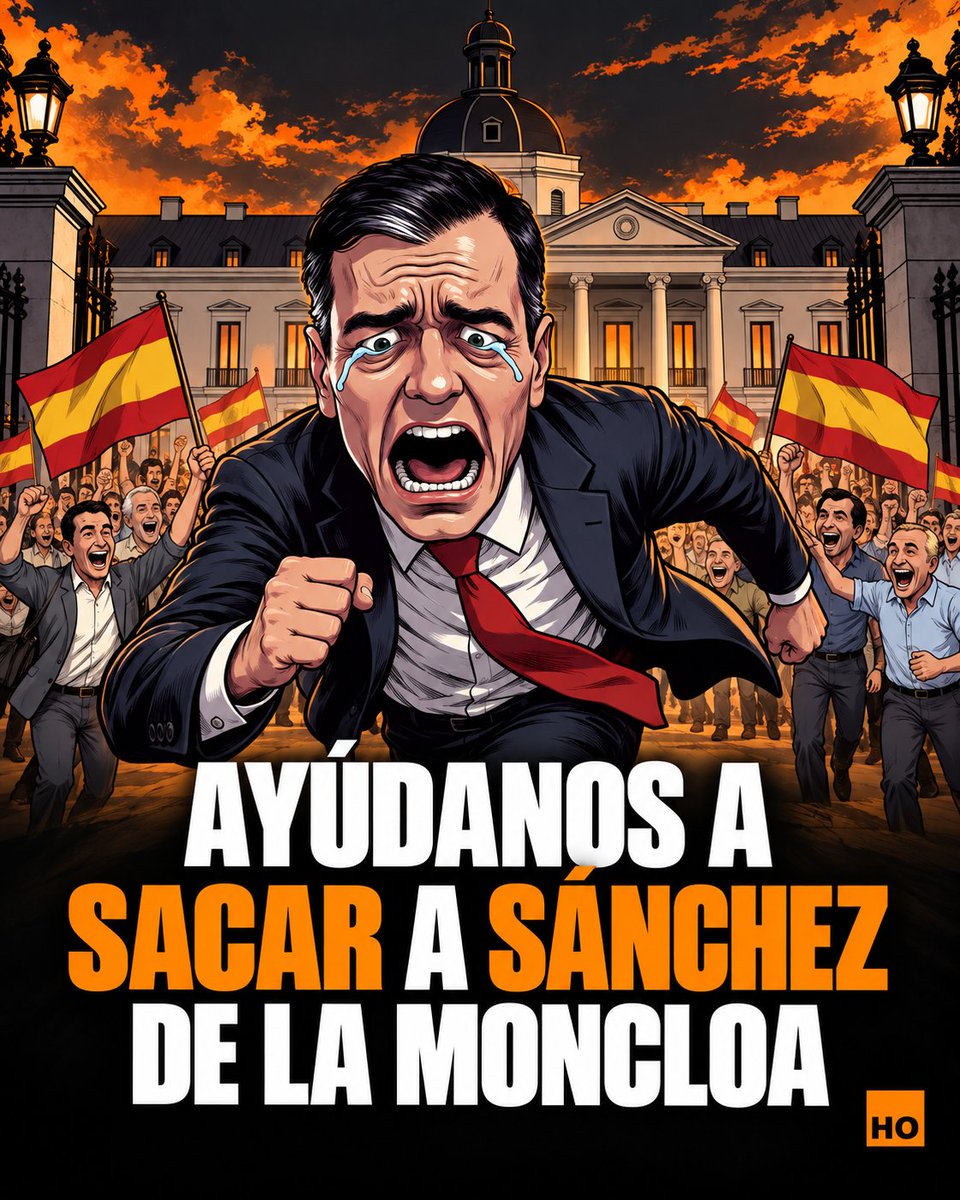 hazteoir's tweet photo. 👨‍⚖️ AYÚDANOS A SACAR A SÁNCHEZ DE LA MONCLOA

💪 Gracias a ti, somos la PEOR PESADILLA de Sánchez y sus secuaces.

⚖️ Porque gracias a tu apoyo, estamos personados como ACUSACIÓN POPULAR en todas las causas que salpican a su entorno político y familiar, y en varias de las que más le preocupan, nuestro equipo jurídico ejerce la DIRECCIÓN LETRADA.

💥 Por eso intentan intimidarnos y silenciarnos, porque, gracias a ti, somos la acusación popular que más teme el PSOE.

🫵 Pero en realidad TE TEMEN A TI.

🤝 Porque este pulso legal contra el establishment solo es posible gracias a los socios y donantes que hacen posible que lideremos la batalla judicial que tiene al PSOE contra las cuerdas.

👉 Y ahora necesitamos el último empujón.

👇 AYUDA a nuestro equipo legal a SENTAR a SÁNCHEZ en el BANQUILLO.

🙏 AYUDA aquí: https://t.co/hfSqB1ampf
📱 BIZUM (en el apartado de donaciones a ONGs, no en el general): 11714