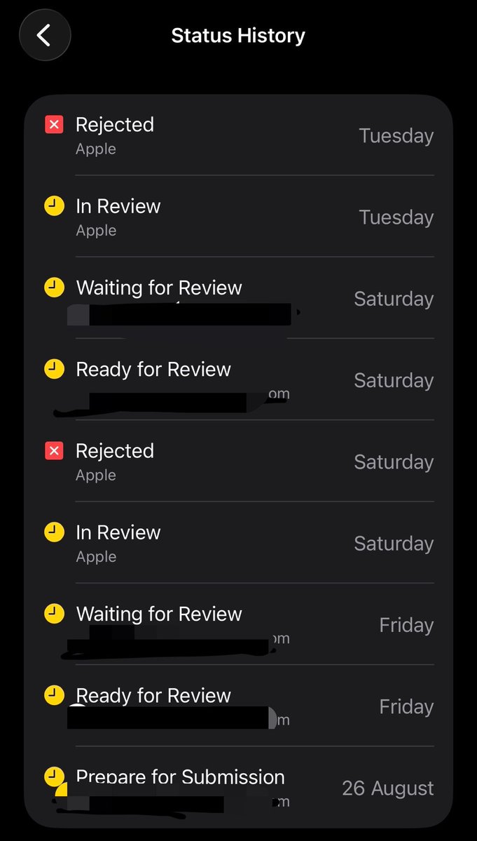 JavokhirJS's tweet photo. My app just got rejected by Apple for the second time 😅

For other iOS devs: is this pretty normal for a first App Store submission, or am I just unlucky?

Curious how many review rounds your first app took before approval.

#buildinpublic #ios #appreview https://t.co/HebNKpJly1