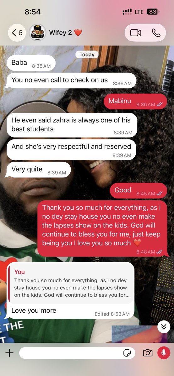 xquire147's tweet photo. God bless my wife for me 😩 another life na you I go still choose again and again. ❤️ 🫂 https://t.co/NVQ6B5mJEP