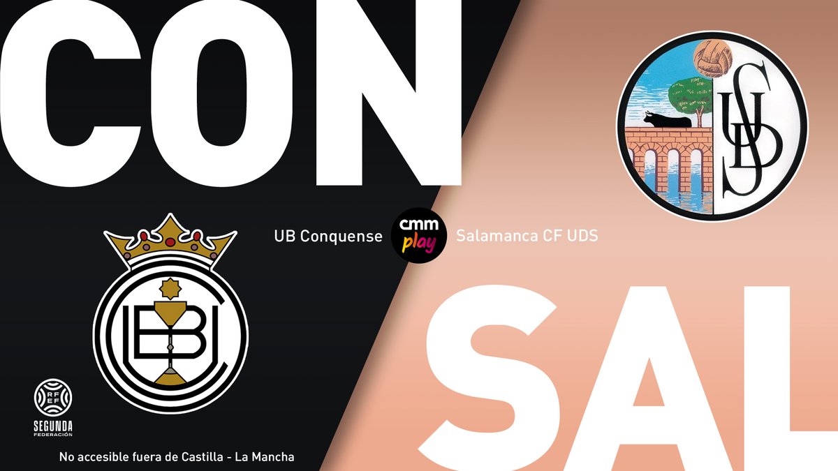 CMM_Play's tweet photo. 🔥 ¡Este domingo llega cargado de partidazos!

11.30 2ªRFEF: Getafe B - Talavera
12.00 2ªRFEF: Valladolid Promesas - At. Albacete
12.00 2ªRFEF: Conquense - Salamanca
12.00 3ªRFEF: Huracán - Manchego
▶️ https://t.co/OcbeLbpLo4 https://t.co/S0fO0tkMl0