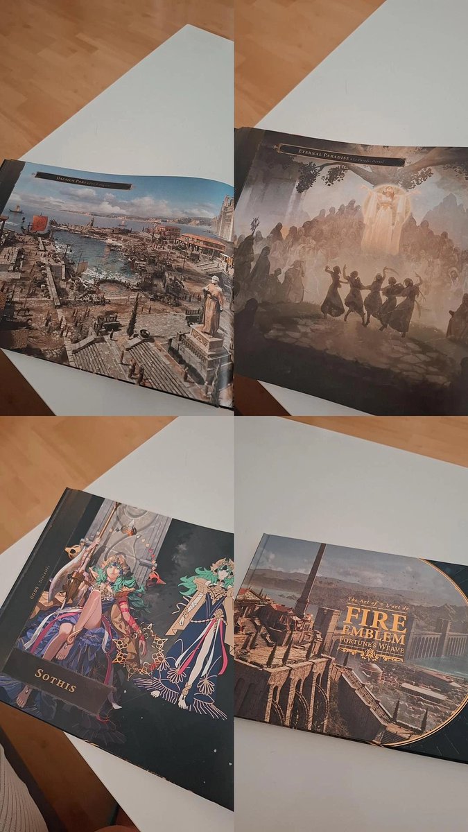 Noeliiaa83's tweet photo. Muchas gracias @xtralife_es por enviar tan pronto la coleccionista 🥰 el libro de arte es precioso
 #FireEmblem @NintendoES https://t.co/awPPSjVfIo