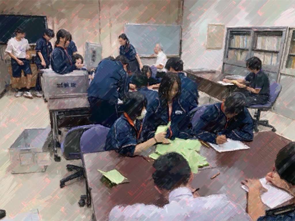 roppongi_jhs's tweet photo. 🗳️生徒会役員選挙②🗳️
立会演説会の後は、選挙管理委員会から投票方法について説明を受け、いよいよ投票✨
生徒一人一人が真剣な表情で一票を投じていました。

放課後には開票作業🔍
選挙を支えてくれた選挙管理委員会の皆さん、これまでの準備から当日の運営まで、本当にありがとうございました😊👏 https://t.co/AKNN0n4qQu