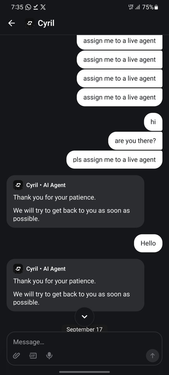 stech4lif_e's tweet photo. @CeliaWallet This is really unfair on me I have sent messages on X, App support even Email and I'm yet to get a solution y???

More than 15 hours now Haba https://t.co/jyPwlw4ZFv
