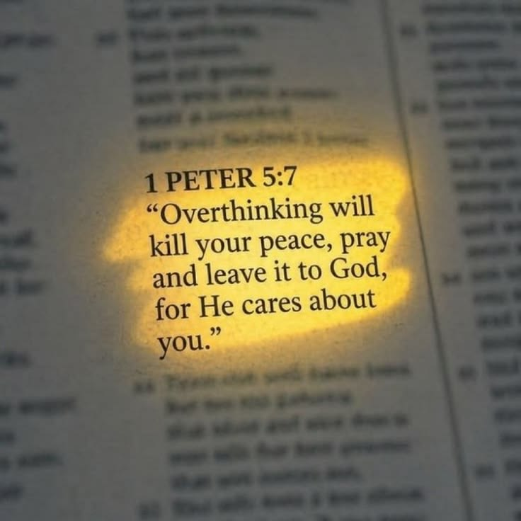 DearGod8pq's tweet photo. 1 PETER 5; 7. https://t.co/CbVQXYRgpq