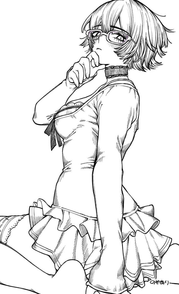 Nozoari144's tweet photo. 線画まとめ6 https://t.co/m3NvFLsaHJ
