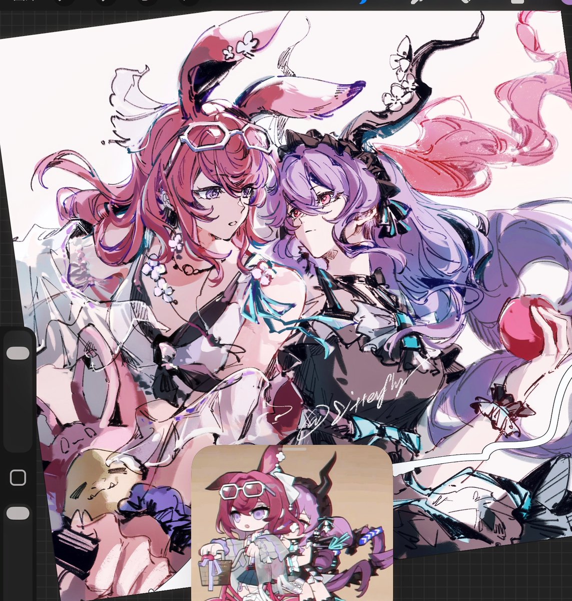 _Mitterfly's tweet photo. #Arknights #明日方舟莱伊 #明日方舟提丰 https://t.co/HswUYK7540