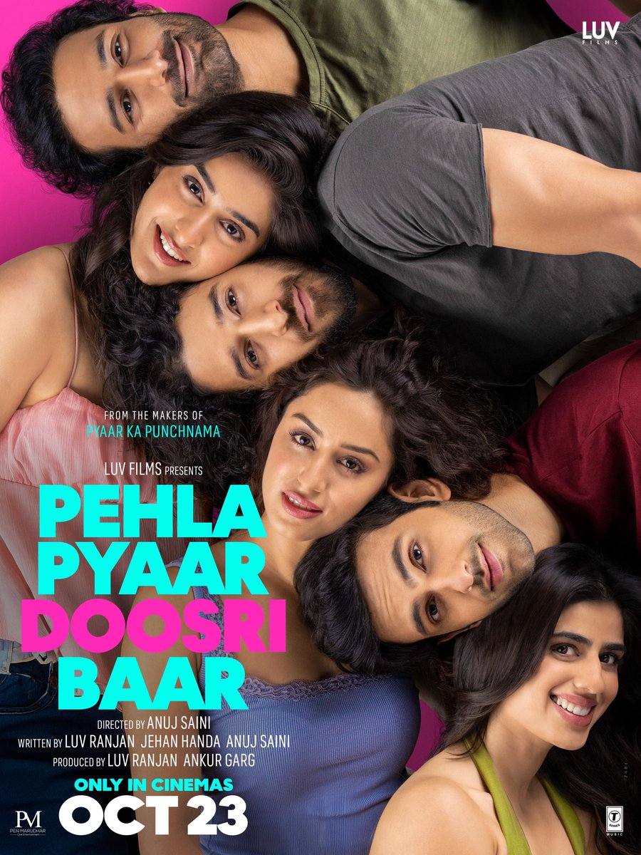 _PVRCinemas's tweet photo. Purane Crush, Paapi Dost aur Pehla Pyaar. Red flags hi Red Flags 🚩

#PehlaPyaarDoosriBaar releasing at PVR INOX on Oct 23!
.
.
.
#AlishaChopra #SparshWalia #SakshiVaidya #KunalVaid #SargunKaurLuthra #TusharChhibber

Credits: Luv Films, Pen Movies & T-Series Music.

All rights belong to their respective owners.