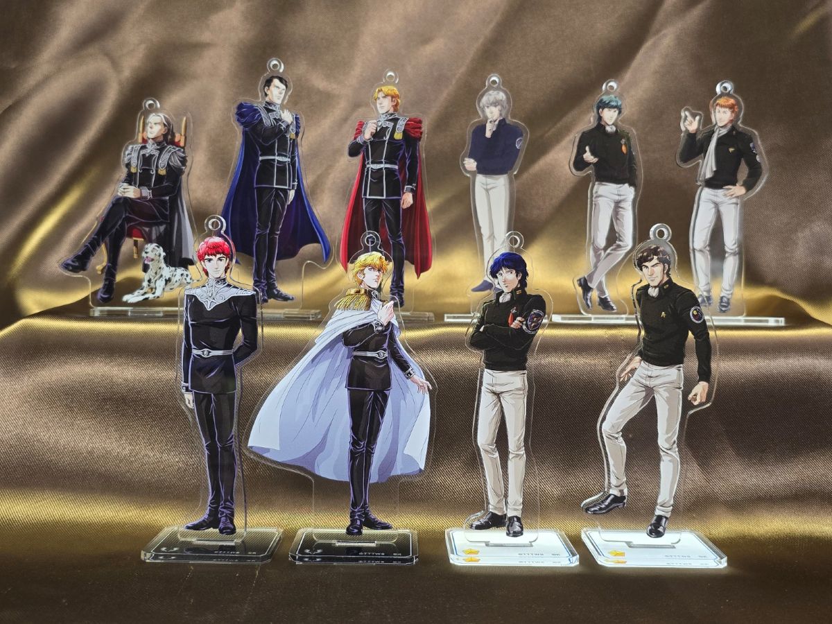 gineiclub's tweet photo. 銀河の英雄たちを、あなたのそばに。

ラインハルトやヤンをはじめ、物語を彩るキャラクターのアクスタが好評販売中！
お気に入りのアクスタを飾ってお楽しみください✨

▼アクリルスタンドフィギュアはこちら
https://t.co/pbRXEJGDQh

#銀河英雄伝説 #銀英伝 https://t.co/wBuitNBCoD