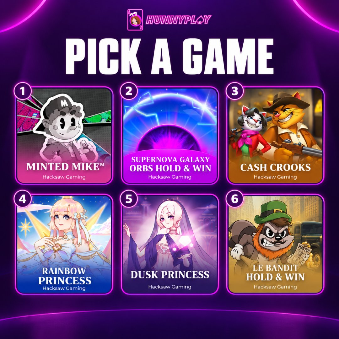 HunnyPlay_'s tweet photo. $10. Hacksaw Gaming. Which one would you be spinning? 🫣

#HunnyPlay https://t.co/P2HqUe6VYI