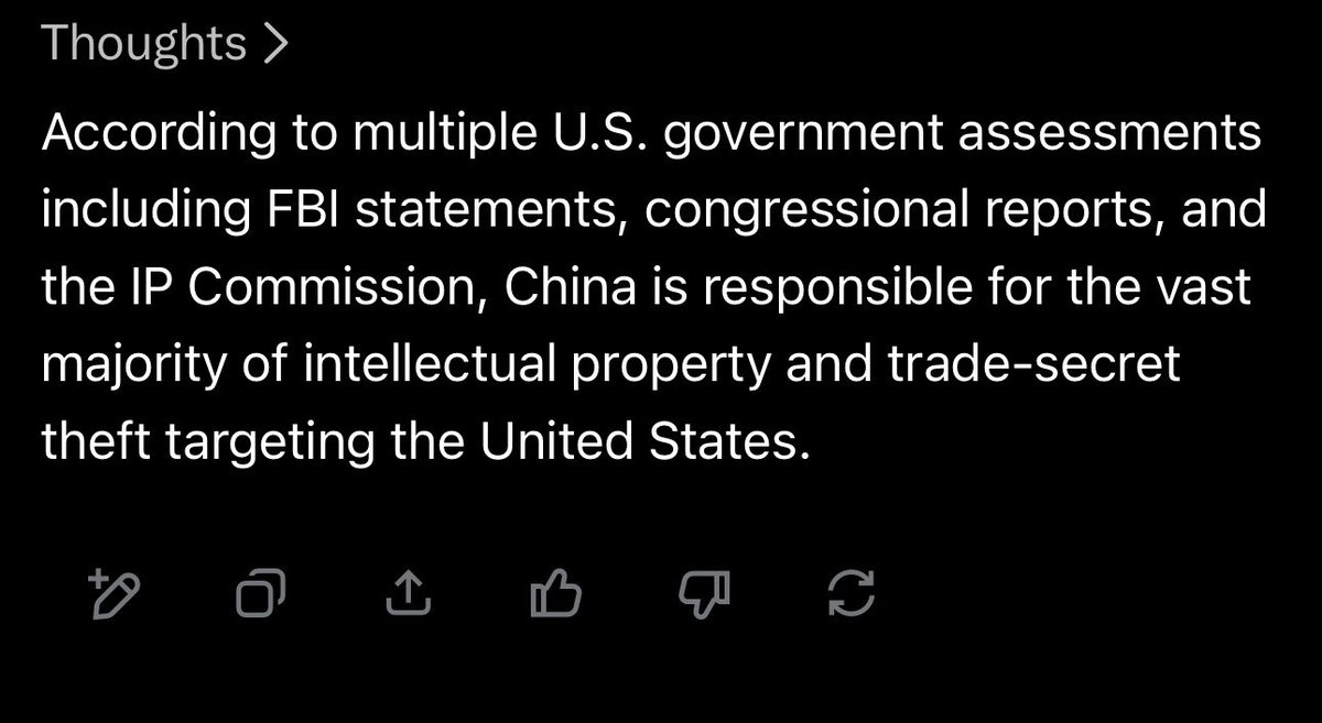 PsyopWatchman's tweet photo. @akhivae Because they steal our tech and have no loyalty to this country. It’s a retarded strategy https://t.co/ZDC8rcSEvh
