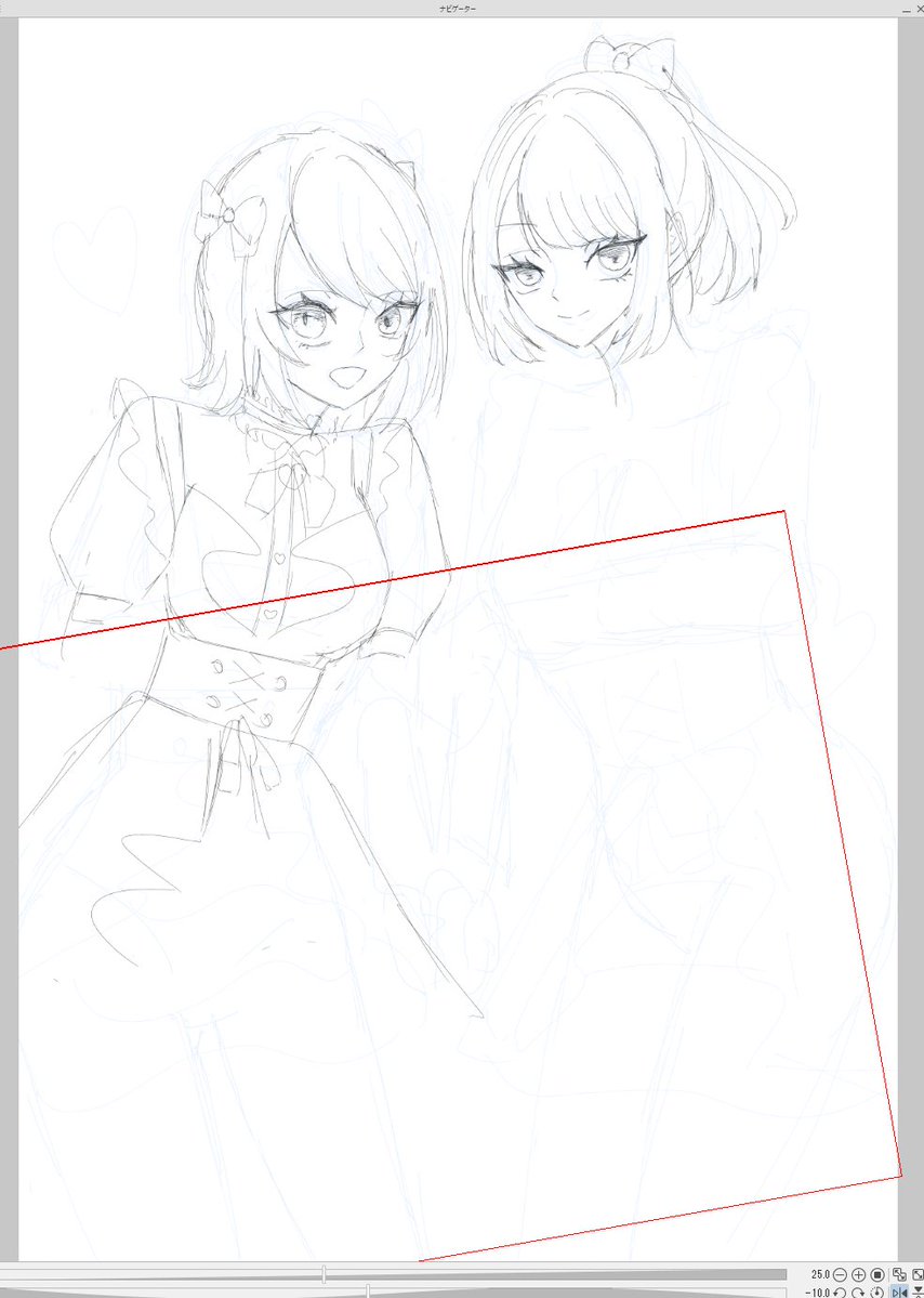 poko_ta_'s tweet photo. 進捗〜！✍️

実は今3枚同時進行してます
 なぜ？？？？？？？ https://t.co/hXO3pbSVyY