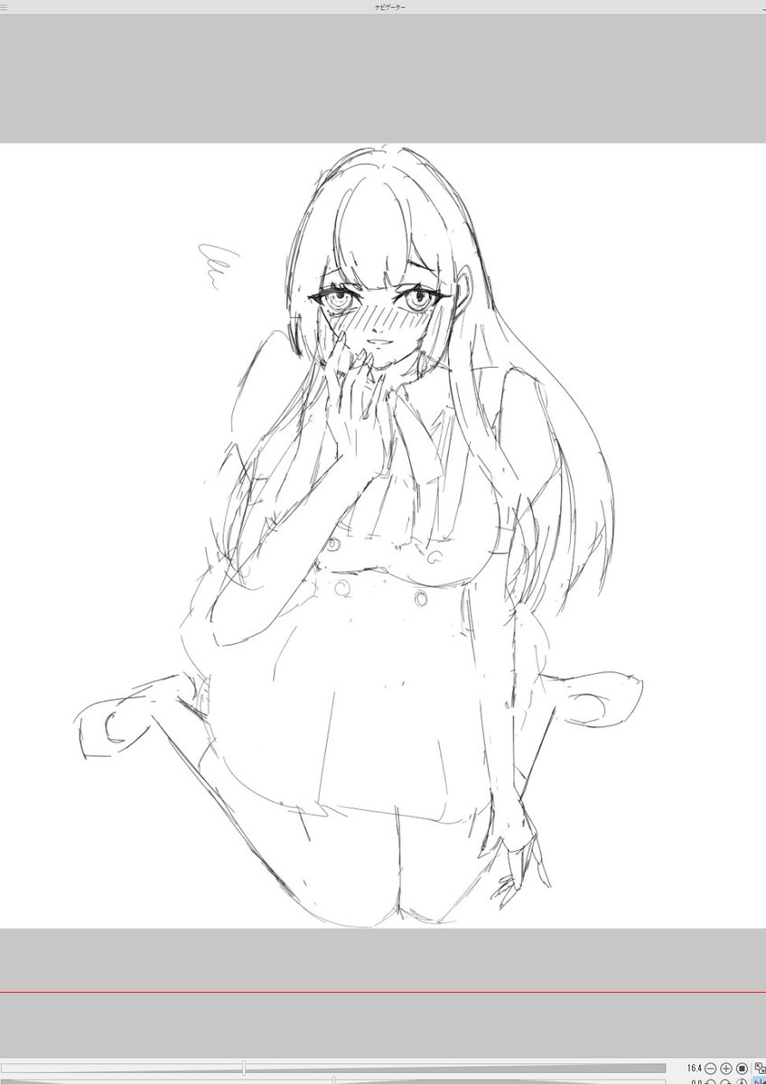 poko_ta_'s tweet photo. 進捗〜！✍️

実は今3枚同時進行してます
 なぜ？？？？？？？ https://t.co/hXO3pbSVyY