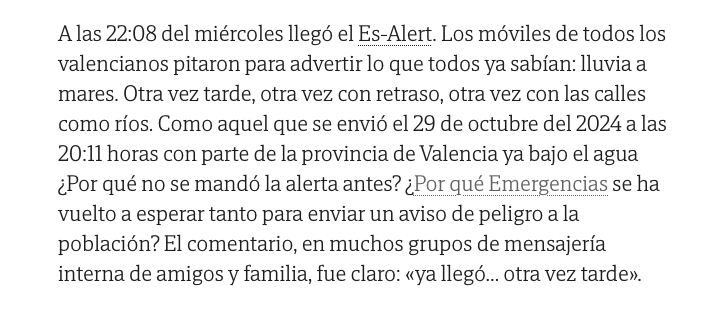 JuanjoVillena's tweet photo. Se está usando mal el ES-Alert y lo malo es que, muchos de quienes nos tienen que informar, tampoco lo entienden. 

Hay que comprender cuanto antes el problema, protocolizar bien los envíos (aprovechando las diferentes modalidades ES-Alert) y hacerlos entender a la ciudadanía. https://t.co/YEggOjpaYf
