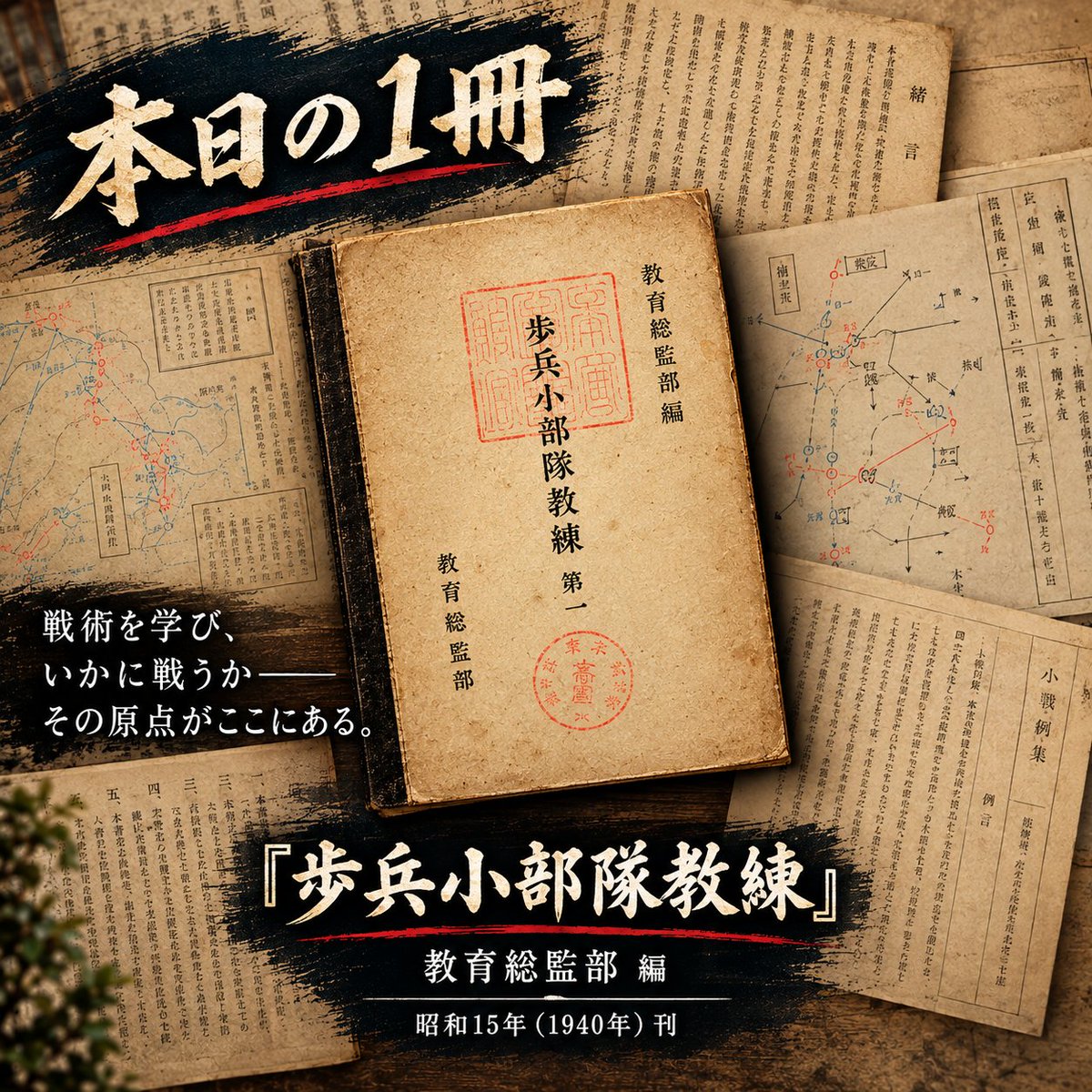 HeisyoKurabu's tweet photo. 🌸オススメの１冊🌸
敵情不明、通信断、側背脅威――そんな状況下の判断プロセスを実戦例から学べるのが『小戦例集』です。状況判断の解像度を高めたい人におすすめ。 興味がある方はどうぞ。

↓サクッと解説用のnote始めました↓
https://t.co/oAeRbkcNyu
#陸上自衛隊幹部候補生 #戦術 #戦史 #本好き https://t.co/iEmB6QVsrl