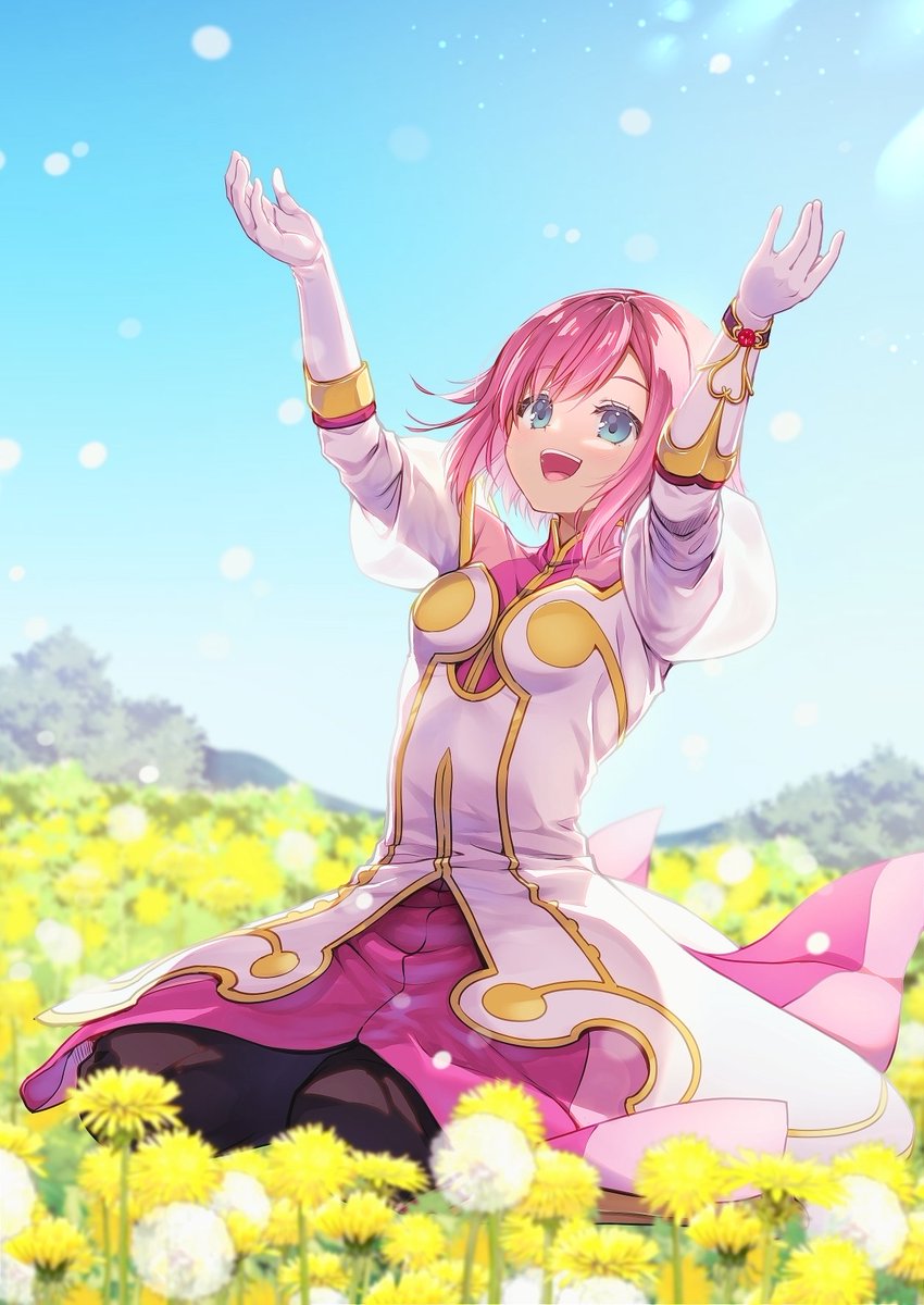 erinosuke_ro's tweet photo. エステル！OPの花畑の場面が好き～ https://t.co/MyNaMpDQ66