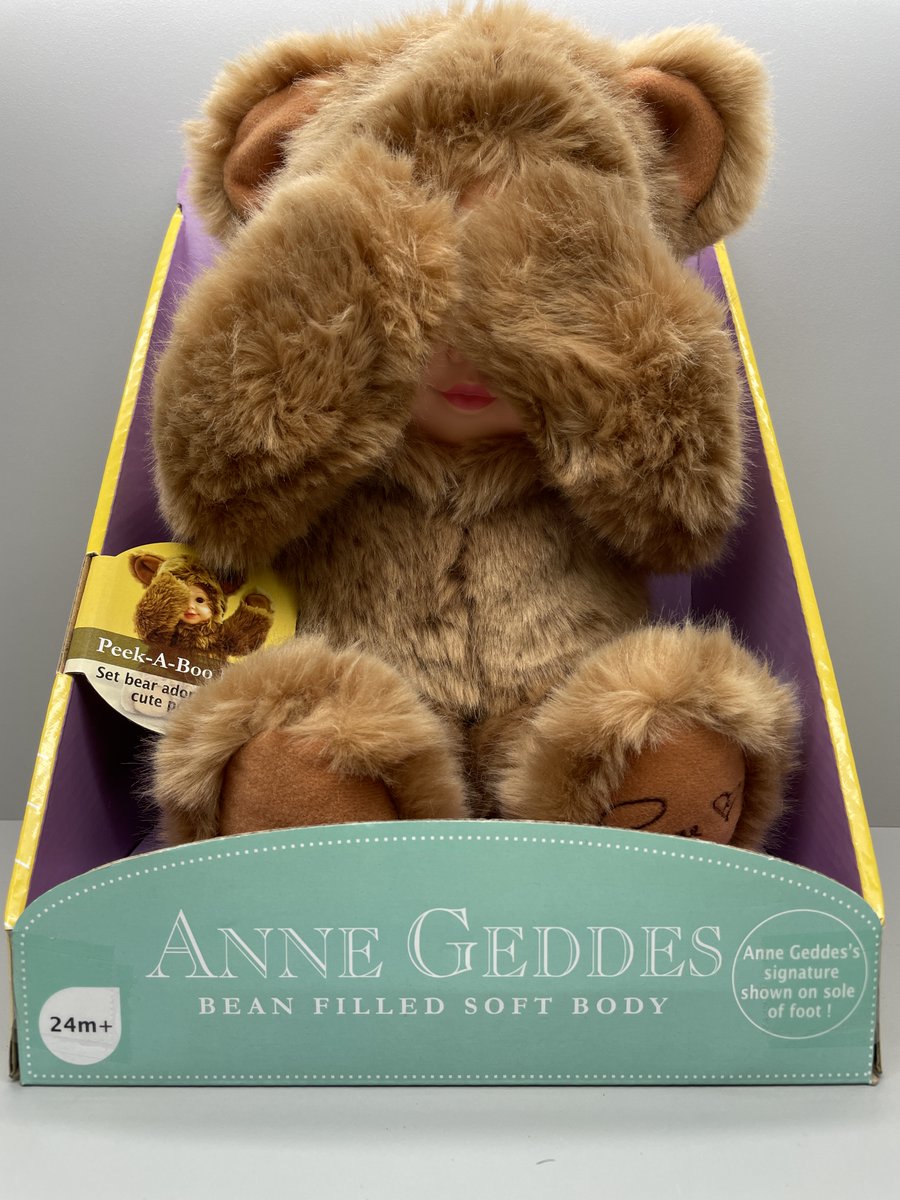 AnneDolls's tweet photo. 🧸 Anne Geddes 12" Magnetic Peek-A-Boo Bear
Magnetic hands for fun peekaboo play.
Soft plush body + authentic Anne Geddes design.
Wholesale orders welcome.
PM for details.
#AnneGeddes #ToyWholesale #PlushDoll #BabyDoll #GiftToy https://t.co/rkQKOER0uo