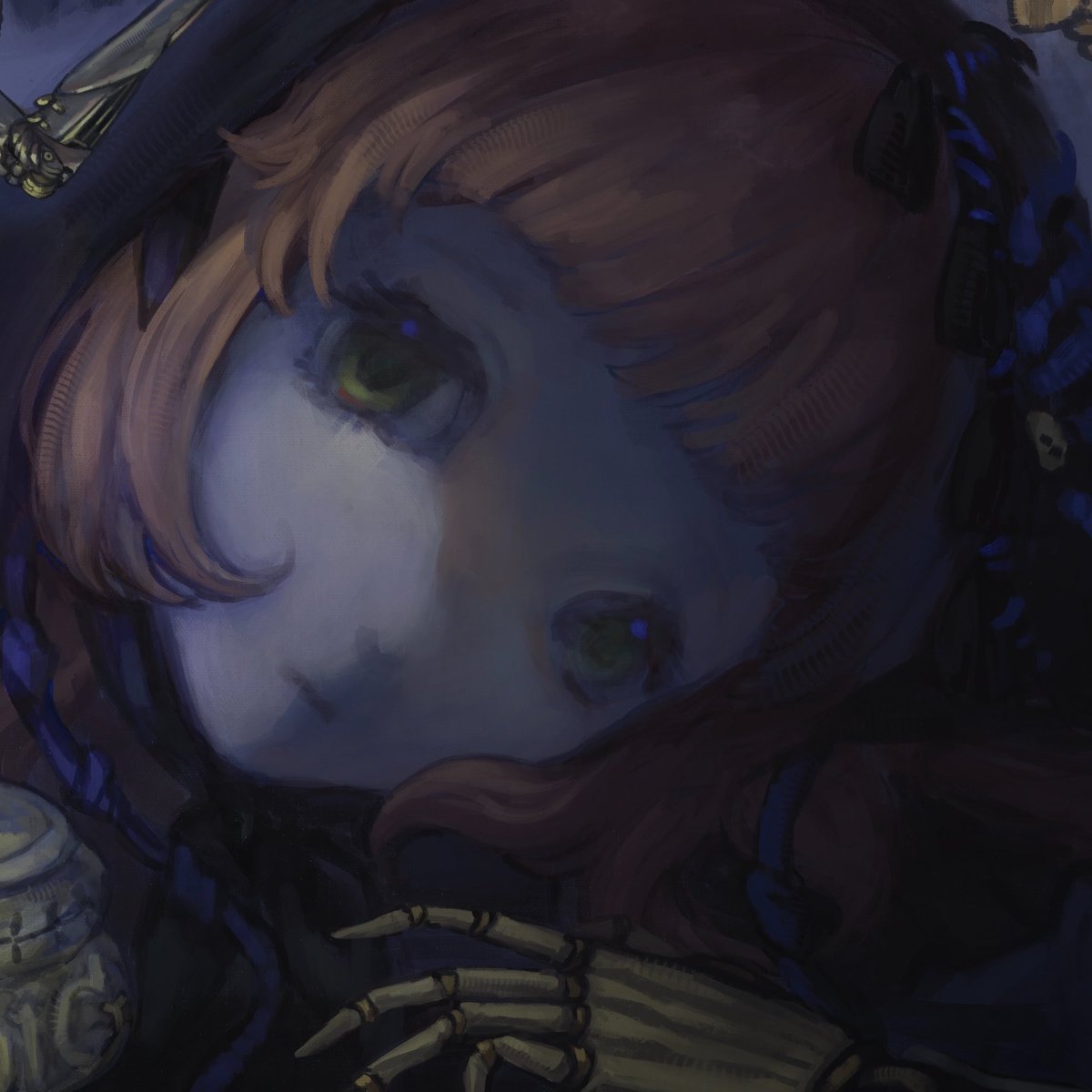 deadjunie's tweet photo. coppélia closeups + speedpaint 🎼🦢 https://t.co/jdKVka1ALo