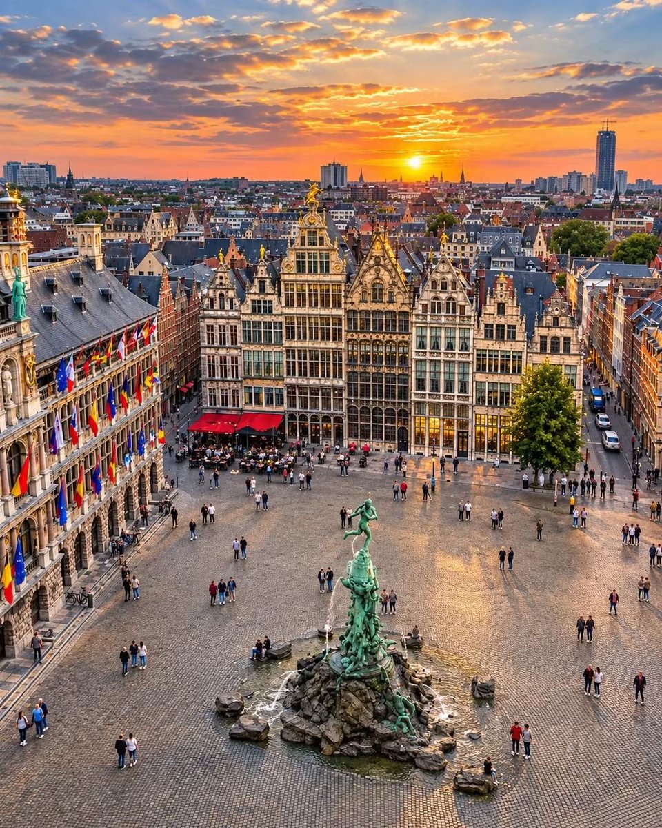 PrettyCitiesX's tweet photo. Antwerp, Belgium 🇧🇪 https://t.co/UMhxDKx8zC