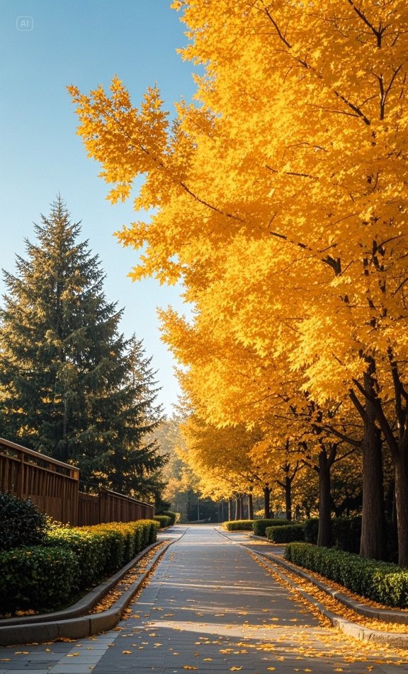 wildj813041's tweet photo. Beautiful golden autumn morning—air crisp, leaves drifting, perfect for a warm coffee and a walk outside https://t.co/7B13Uceriy
