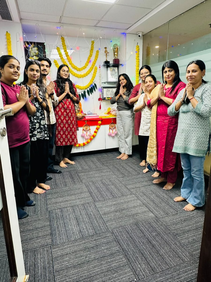 eletsonline's tweet photo. The celebrations continue at Elets Technomedia as we come together for another day of Ganesh Chaturthi with the same devotion, positivity, and spirit of togetherness.

Ganpati Bappa Morya!

#GaneshChaturthi #GaneshSthapna #Prasadam #EletsTechnomedia #TeamElets #FestiveCelebration https://t.co/mfSeXTPjEh