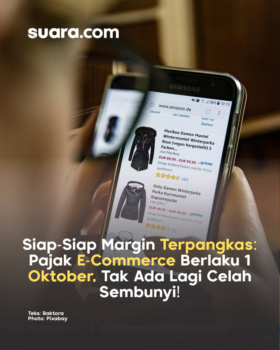 suaradotcom's tweet photo. Kebijakan pemungutan Pajak Penghasilan (PPh) bagi para pedagang online di platform e-commerce dipastikan resmi berlaku mulai 1 Oktober 2026. 

Direktorat Jenderal Pajak (DJP) Kementerian Keuangan menegaskan tidak ada lagi penundaan dalam implementasi aturan ini.

Sebelumnya, skema pajak ini sempat tertahan di meja mantan Menteri Keuangan Purbaya Yudhi Sadewa. Purbaya memilih menunda penerapannya dengan alasan menjaga daya beli masyarakat dan mematangkan kesiapan sistem. 

Namun, pasca bergantinya kepemimpinan ke Menkeu Suahasil Nazara, DJP memastikan seluruh infrastruktur teknis telah rampung.

Direktur Jenderal Pajak, Bimo Wijayanto, menegaskan bahwa pihak otoritas pajak maupun platform marketplace yang ditunjuk sudah siap secara teknis melalui uji coba (sandboxing).

"Oh, sudah siap. Mereka kan sudah siap sebenernya. Tapi ada penundaan sampai 1 Oktober. Nanti InsyaAllah kita akan segera aktivasi aturannya dan implementasinya mereka sudah siap. Kita juga sudah siap," ujar Bimo di Kantor DJP, Jakarta.

Bimo menjelaskan bahwa empat raksasa e-commerce—Shopee, Tokopedia, Lazada, dan Blibli—telah menyiapkan sistem penarikan pajak ini sejak satu tahun lalu. Karena itu, ia menjamin transisi pada 1 Oktober mendatang akan berjalan mulus.

"Itu kan empat itu kan ya, Shopee, Tokopedia, Lazada, Blibli, itu prosesnya sudah mulai setahun lalu. Jadi no drama lah, enggak ada drama," tegas Bimo.

Secara teknis, aturan yang berakar dari PMK Nomor 37 Tahun 2025 ini bukanlah jenis pajak baru, melainkan pergeseran mekanisme pelunasan. 

Jika sebelumnya pedagang menyetor pajaknya sendiri, kini marketplace bertindak sebagai pemungut PPh Pasal 22 sebesar 0,5 persen dari peredaran bruto. 

Pungutan ini dipotong langsung saat transaksi terjadi, lalu disetorkan oleh e-commerce ke kas negara.

Sebagai catatan penting, kewajiban pemotongan pajak ini hanya menyasar pedagang online yang memiliki omzet atau peredaran bruto di atas Rp500 juta per tahun.

Jadikan https://t.co/en8Xa9nh9s sumber berita: 
Klik https://t.co/Q6CsR9GSL6 & centang sebagai referensi pilihan. Jangan lupa bagikan konten ini ke teman dan media sosialmu.

#pajak #ecommerce #shopee #DJP BM