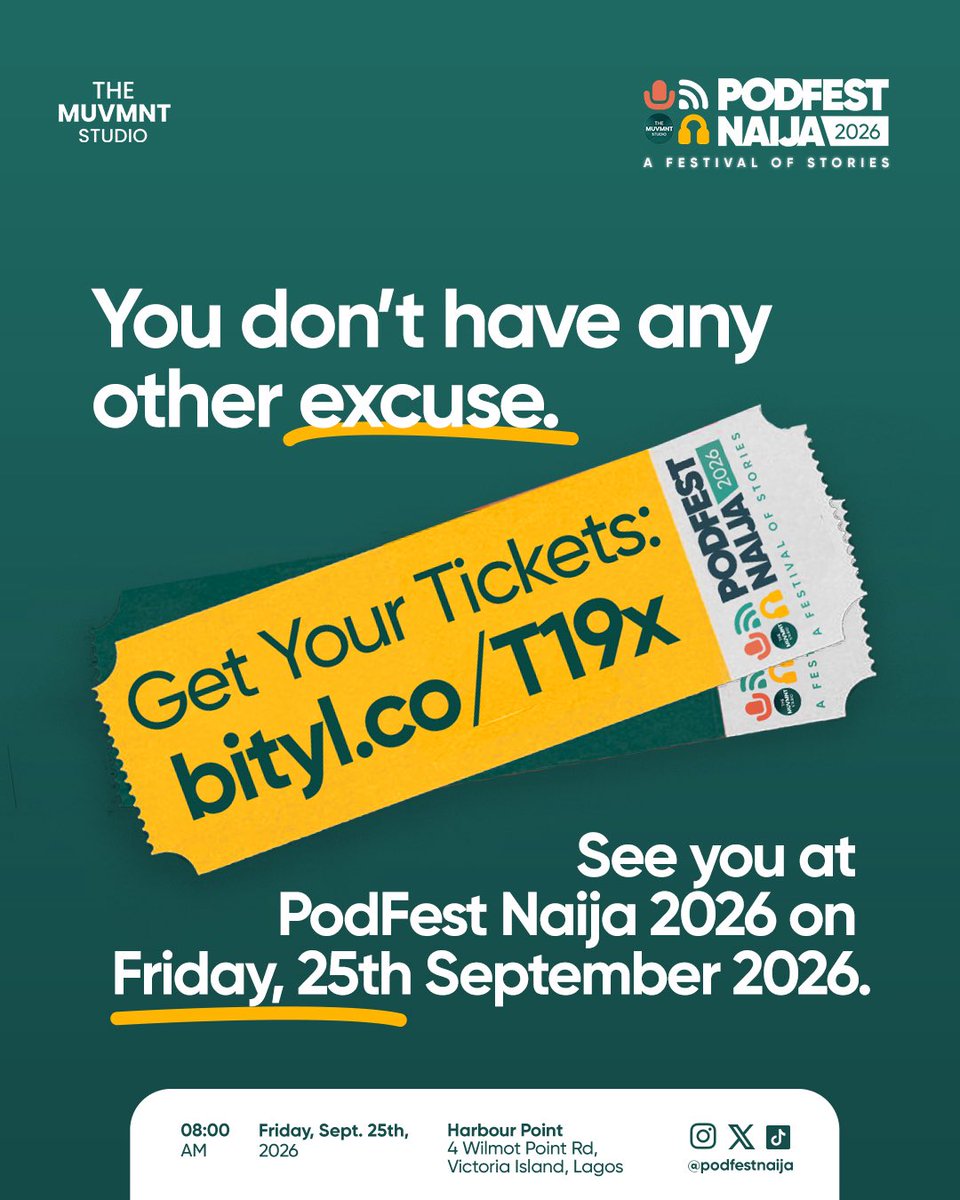 PodfestNaija's tweet photo. https://t.co/LLwdnmb80W