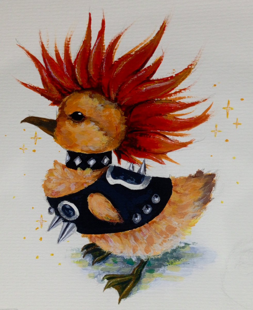 Monafurryyyyy's tweet photo. ✦ Punk duck 
#art #duck #punkart #traditionalillustration https://t.co/nMnCCrLI2h