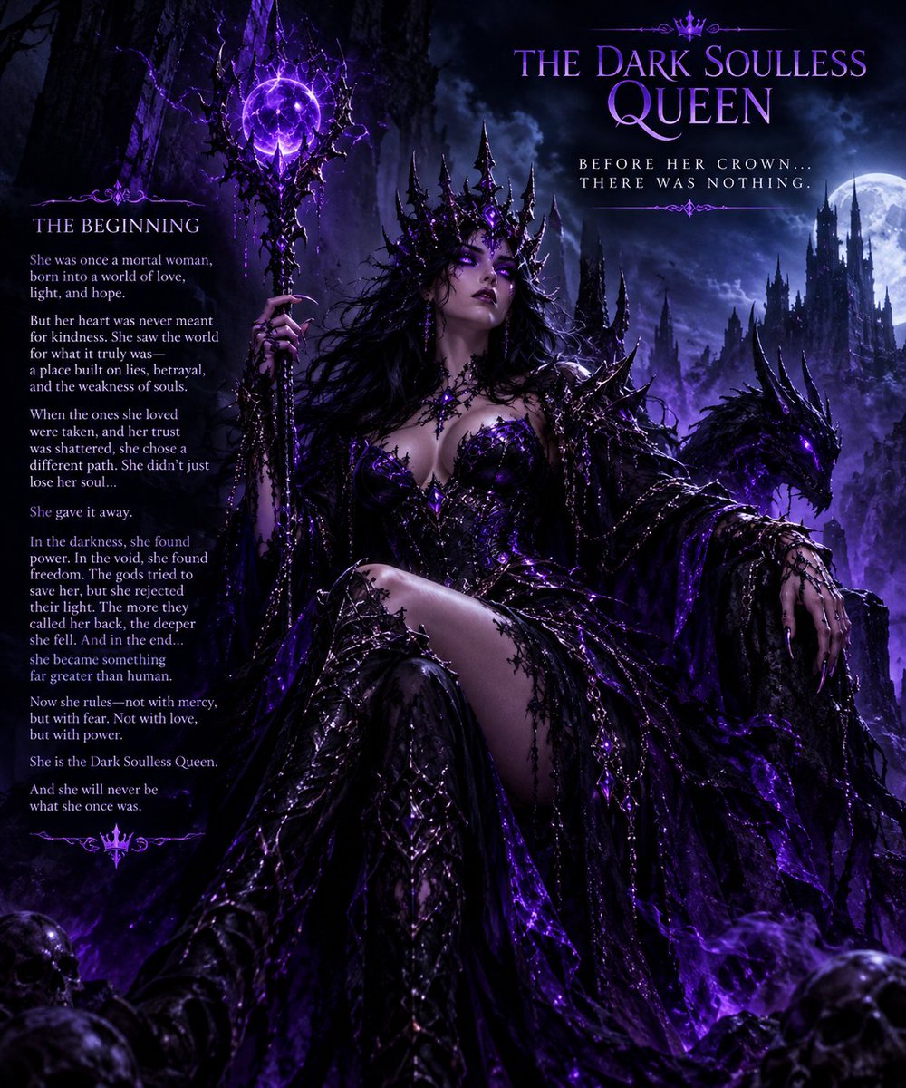peacefulSoul35's tweet photo. Let my story being with my Dark Soulless Queen https://t.co/AbySRwauwq