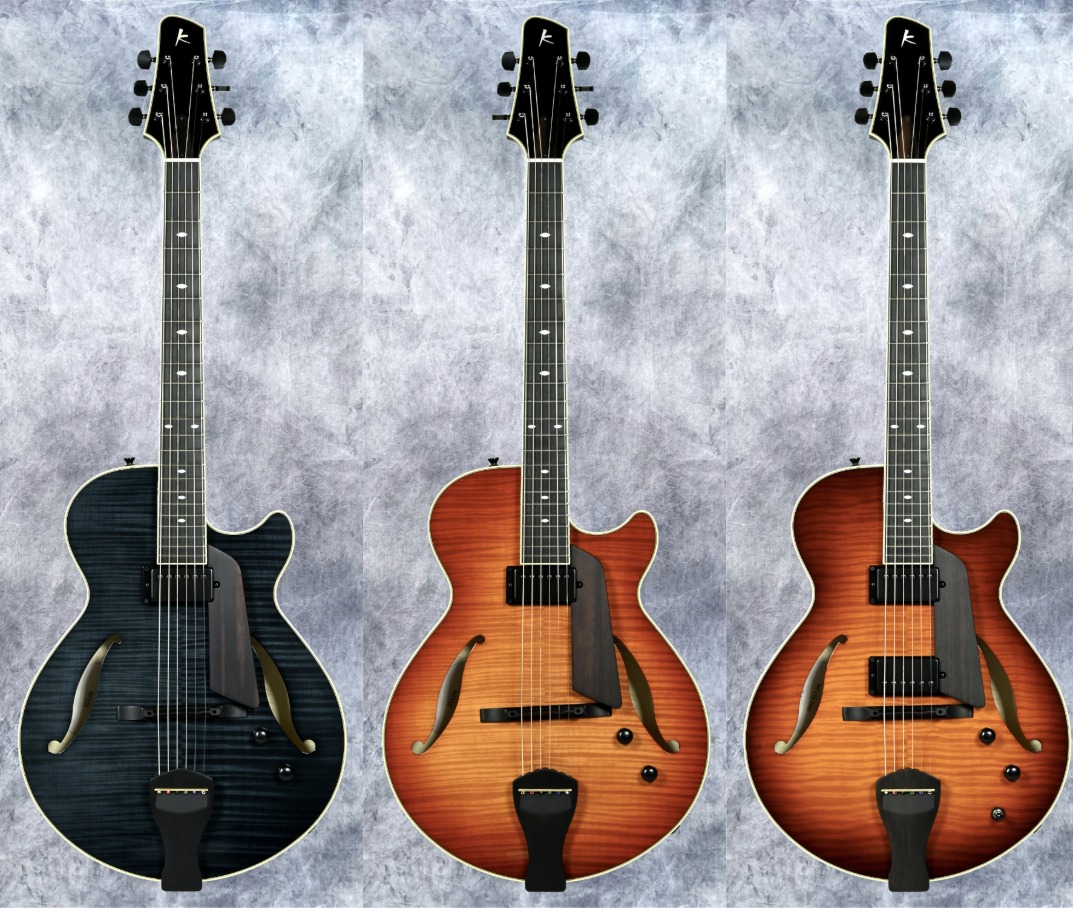 shima_md's tweet photo. Kikuchi Guitarsよりフルアコ「MF15S」「MF15S 2HB」が登場✨15インチ薄胴ボディで抜群の抱えやすさとタイトな鳴りを両立！専用カスタムハムバッカー搭載の注目機です🎸 #エレキギター #島村楽器
https://t.co/Q9ipFTLMYT https://t.co/jlH3y6lvTr
